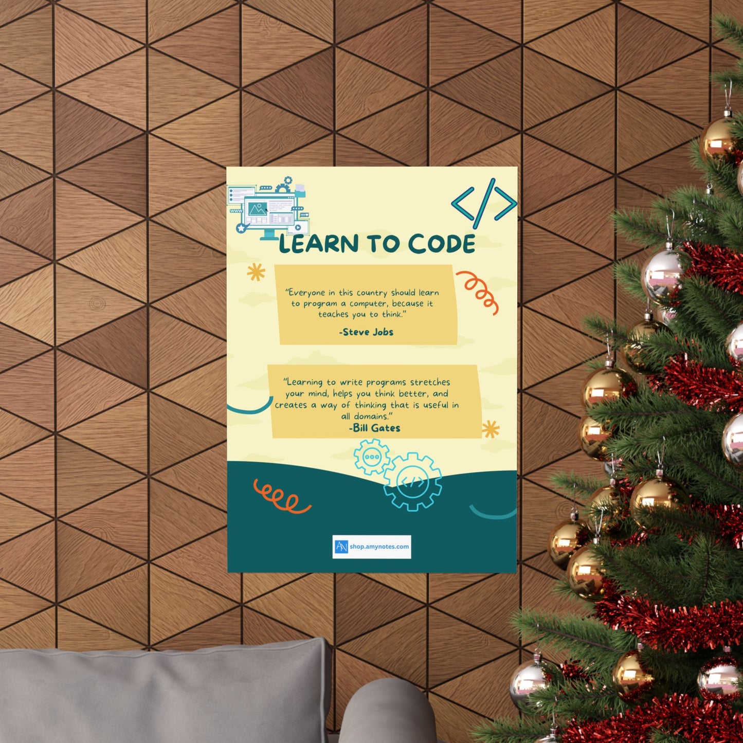 Inspirational Coding Posters - Learn to Code Quotes for Tech Enthusiasts