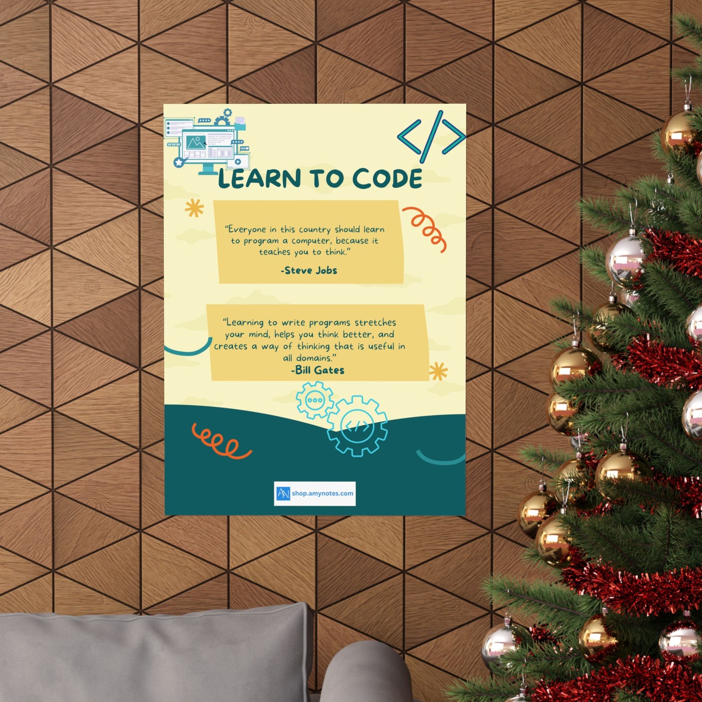 Inspirational Coding Posters - Learn to Code Quotes for Tech Enthusiasts